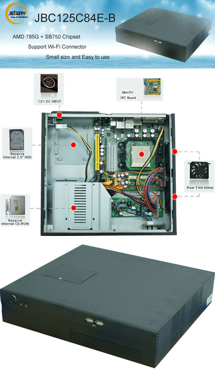 Jetway JBC125C84E-B (AMD 785G)